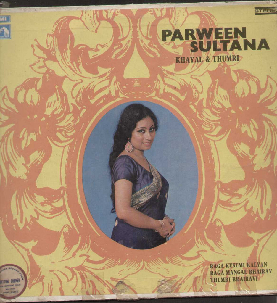 Parween Sultana - Khayal and Thumri - Classical Bollywood Vinyl LP