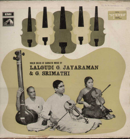 Lalgudi G. Jayaraman & G. Srimathi - Instrument  1970 LP Vinyl