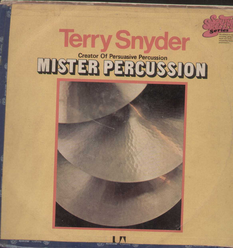 Mister Percussion by Terry Snyder — 1960 LP vinyl record cover