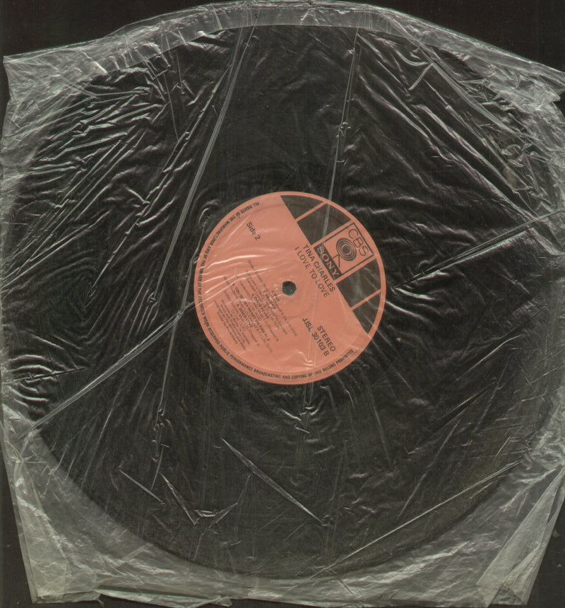 No Sleeve by Tina Charles I Love To Love — LP vinyl record cover