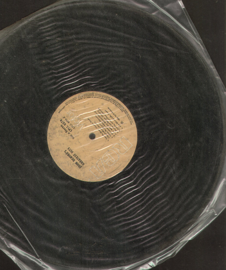 John Denver's Greatest Hits - English Bollywood Vinyl LP - No Sleeve