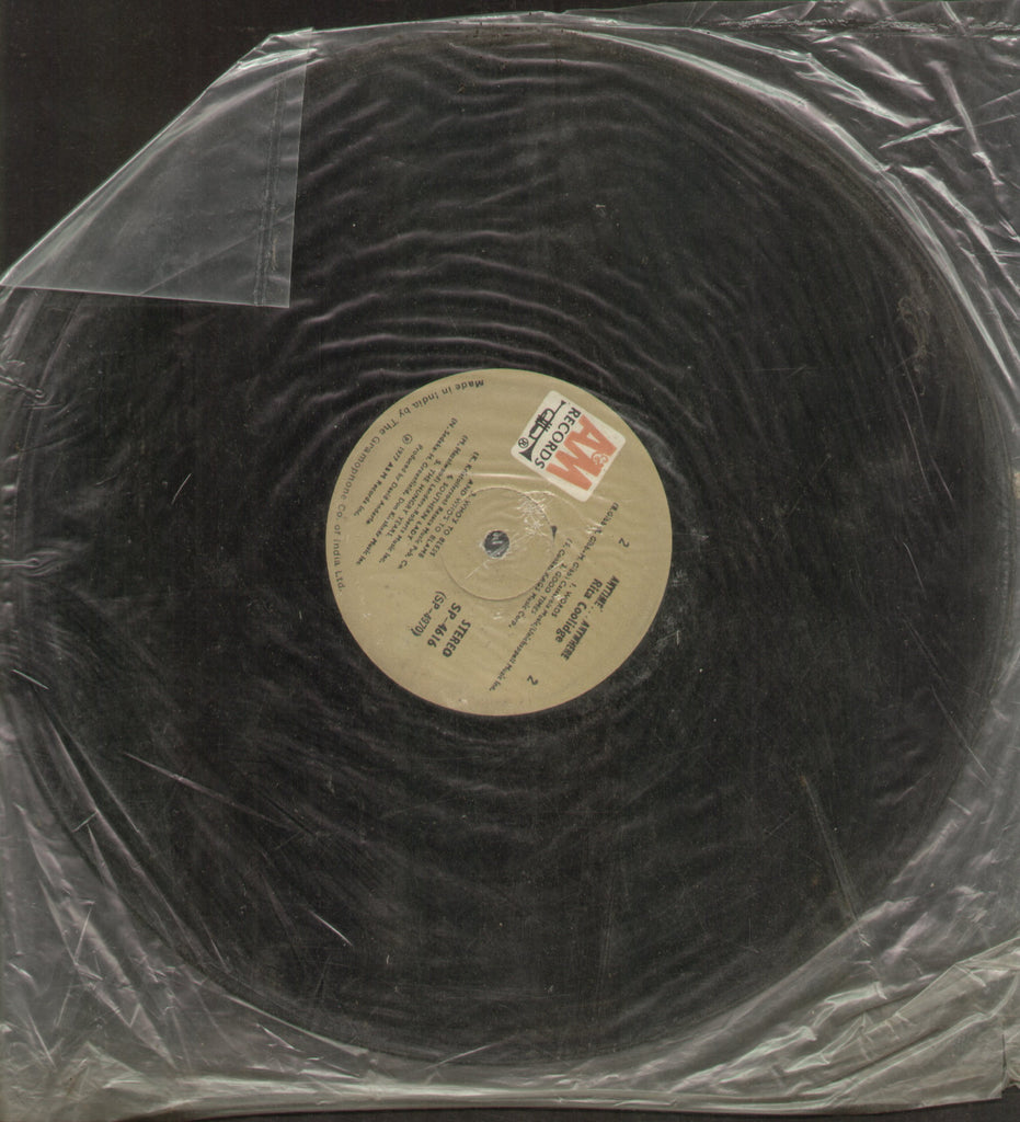 Anytime Anywhere Rita Coolidge - English Bollywood Vinyl LP - No Sleeve