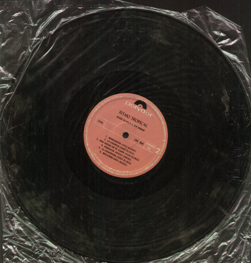 No Sleeve by Ritmo Tropical Hugo Blanco and his Group — LP vinyl record cover