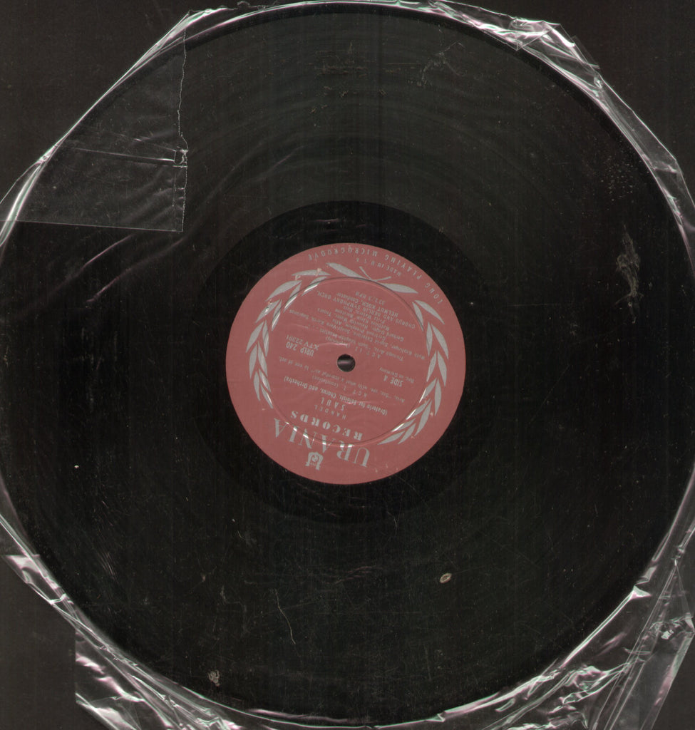 Handel Saul - English Bollywood Vinyl LP - No Sleeve
