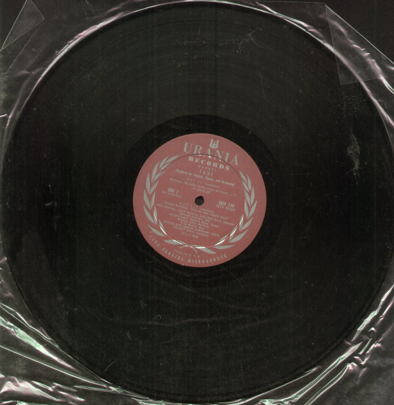 No Sleeve by Handel Saul — LP vinyl record cover