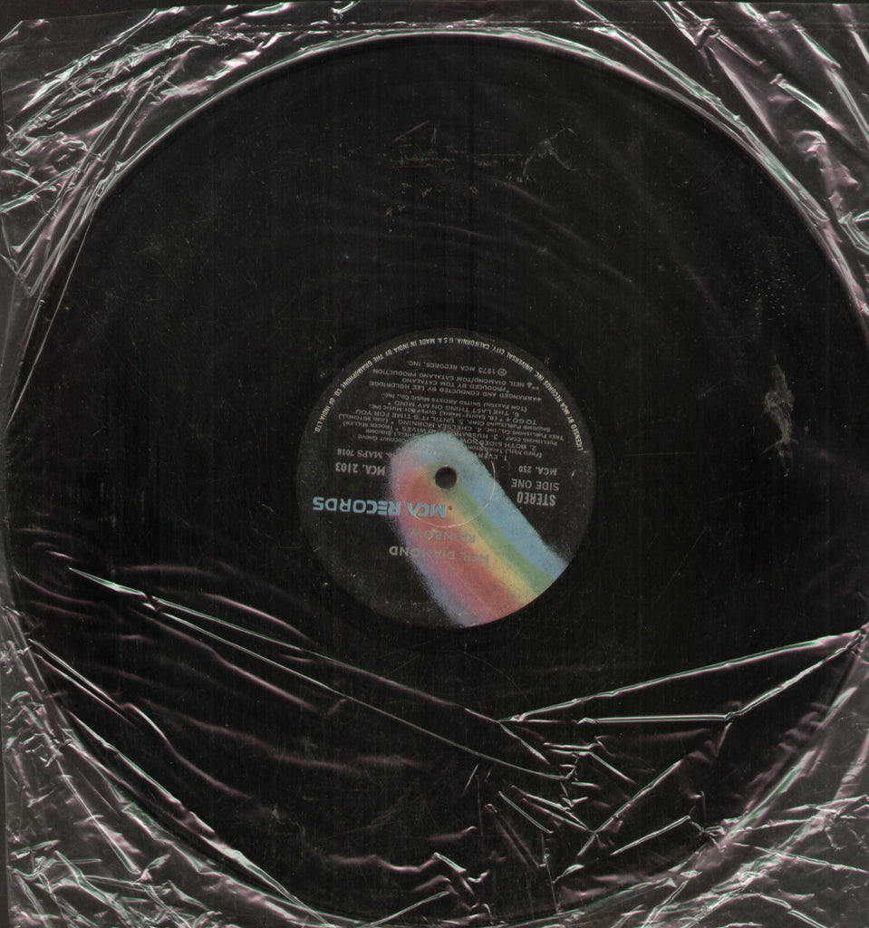 Neil Diamond Rainbow - English Bollywood Vinyl LP - No Sleeve