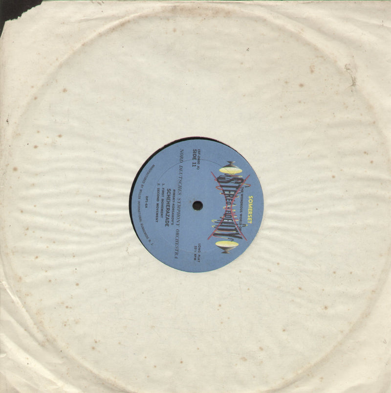 No Sleeve by Nord Deutsches Symphony Orchestra — LP vinyl record cover