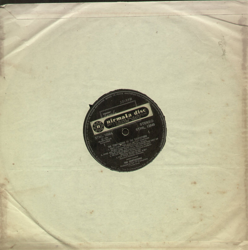 No Sleeve by The Temptations Do The Temptations — LP vinyl record cover