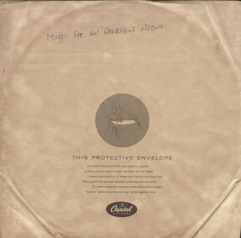 No Sleeve by For An Arabian Night Played By Ron Goodwin And His Concert Orchestra — LP vinyl record cover