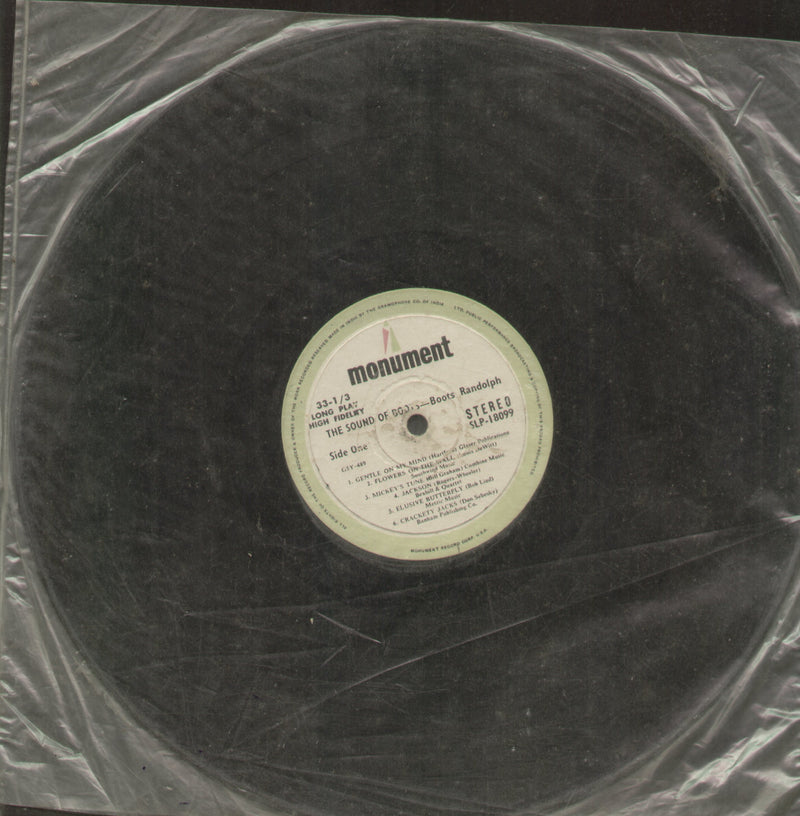 Boots Randolph by The Sound of Boots — LP vinyl record cover