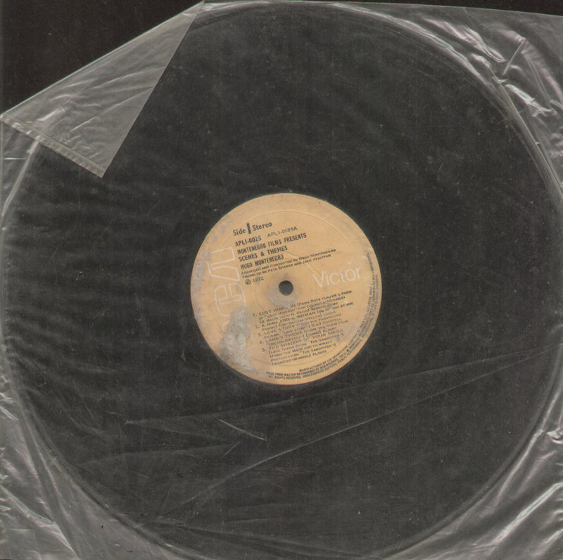 No Sleeve by Montenegro Films Presents Scenes and Themes Hugo Montenegro — LP vinyl record cover