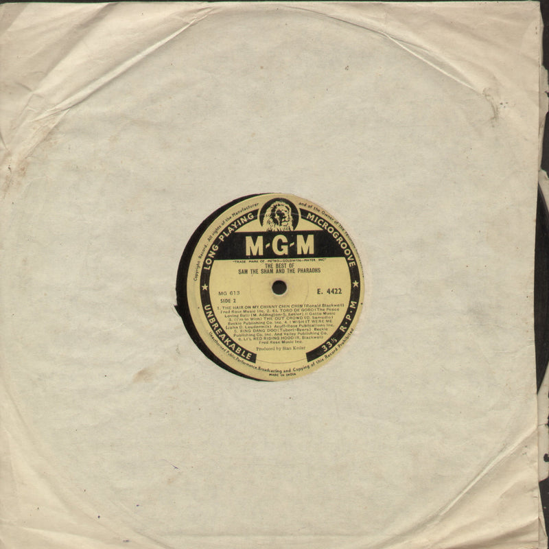 No Sleeve by Sam The Sham and The Pharaohs — LP vinyl record cover