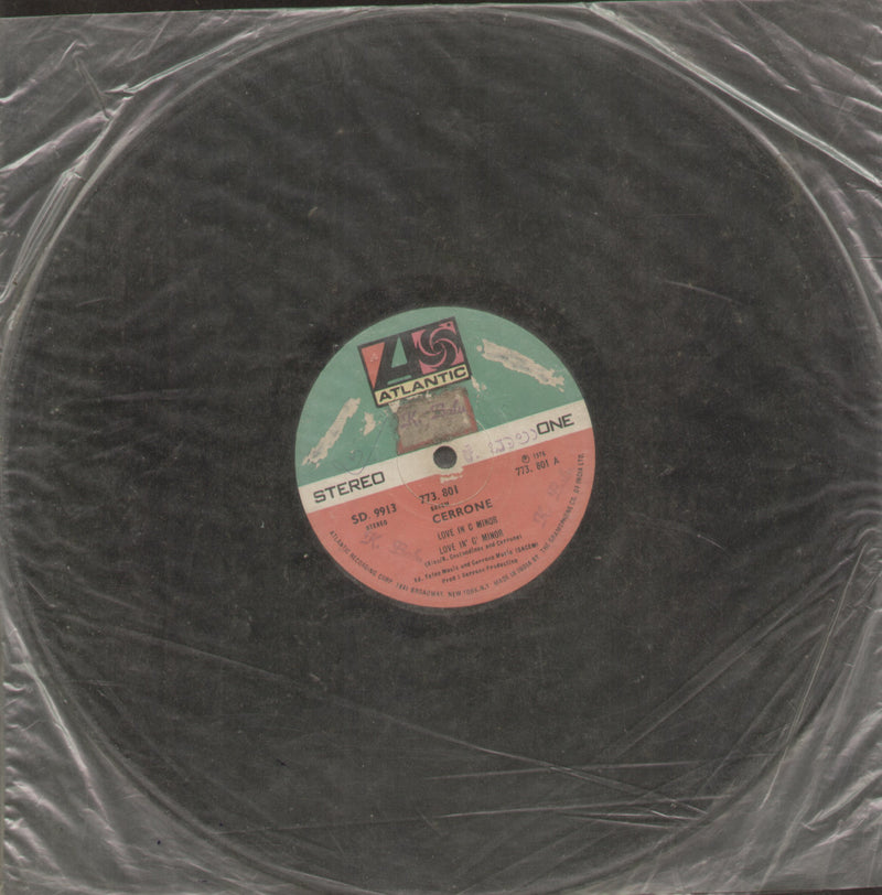 No Sleeve by Cerrone Love In C Minor — LP vinyl record cover