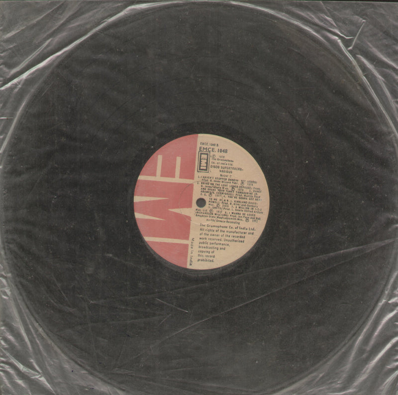 No Sleeve by Disco Supertracks — disco LP vinyl record cover