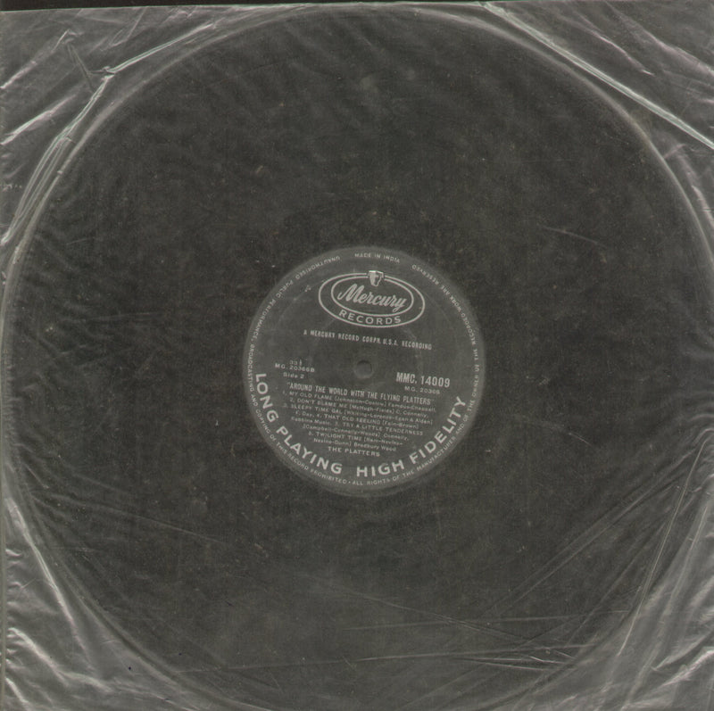 No Sleeve by Around The World With The Flying Platters — LP vinyl record cover