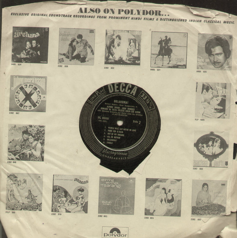 No Sleeve by Oklahoma — LP vinyl record cover