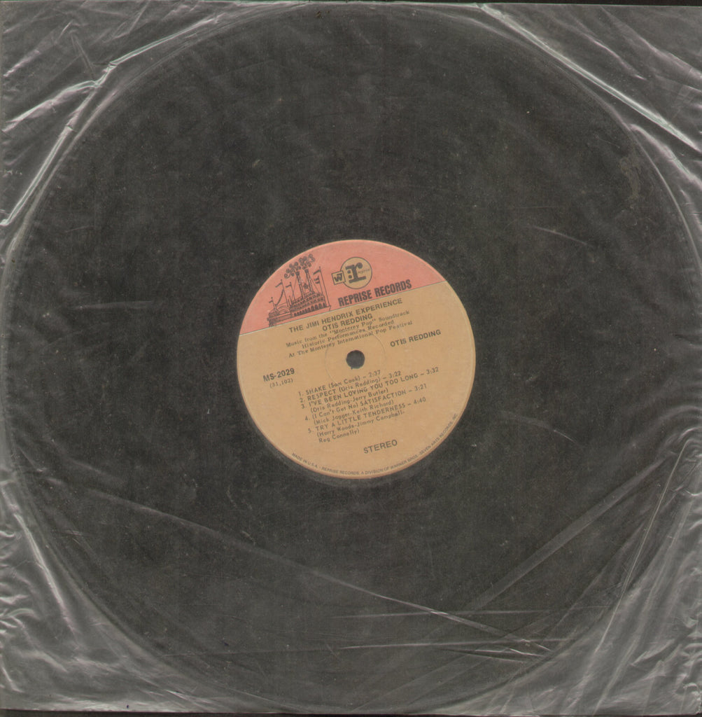 The Jimi Henorix Experience Otis Redding - English Bollywood Vinyl LP - No Sleeve
