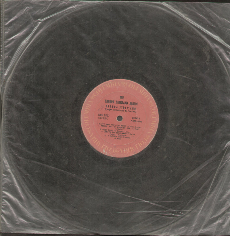 No Sleeve by The Barbra Streisand Album — LP vinyl record cover