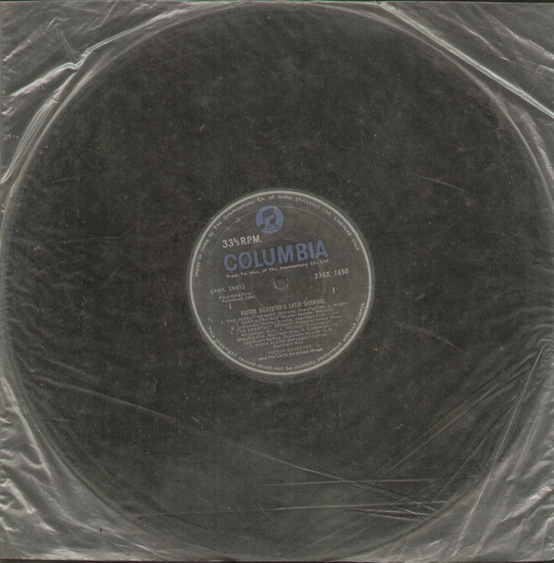 No Sleeve by Victor Silvester's Latin Carnival — LP vinyl record cover