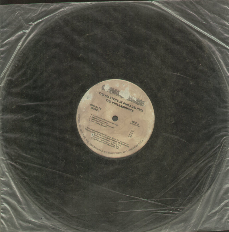 No Sleeve by The Masters In Philadelphia The Philarmonics — LP vinyl record cover