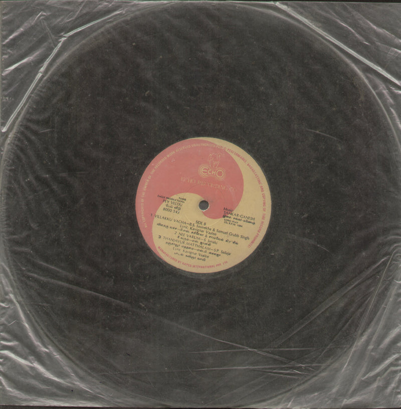 No Sleeve by Pey Veedu — Tamil LP vinyl record cover