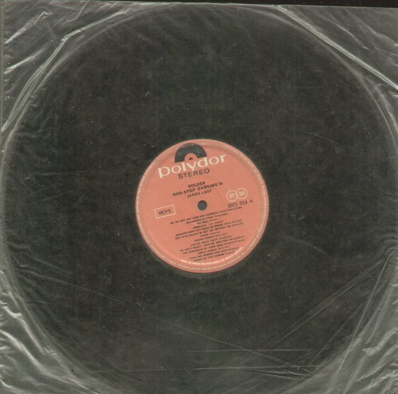 No Sleeve by Golden Non Stop Dancing 10 James Last — 1976 LP vinyl record cover