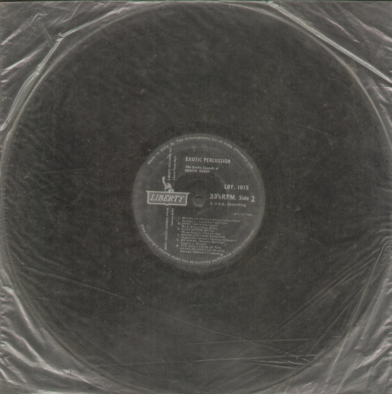 No Sleeve by Exotic Percussion — LP vinyl record cover