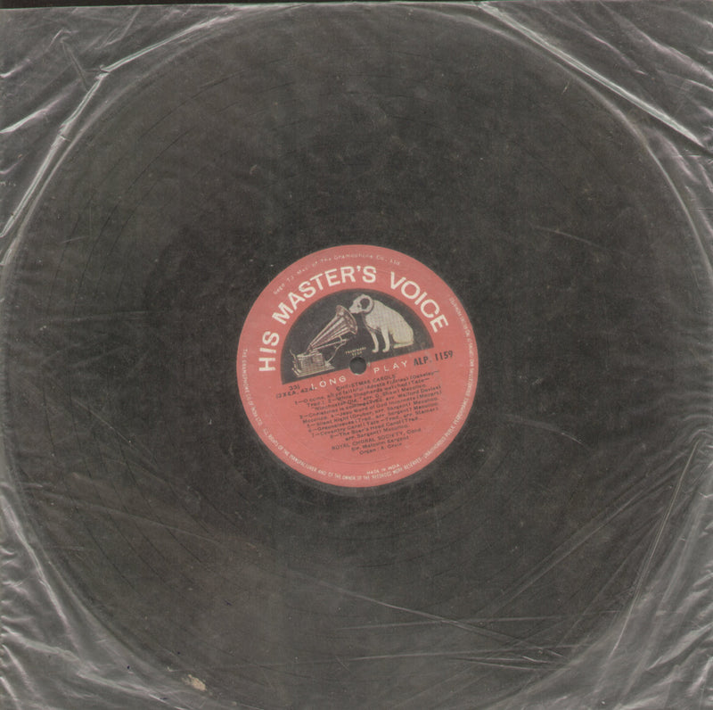No Sleeve by Christmas Carols — LP vinyl record cover