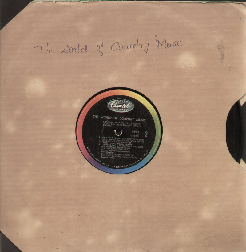 No Sleeve by The World of The Country — LP vinyl record cover