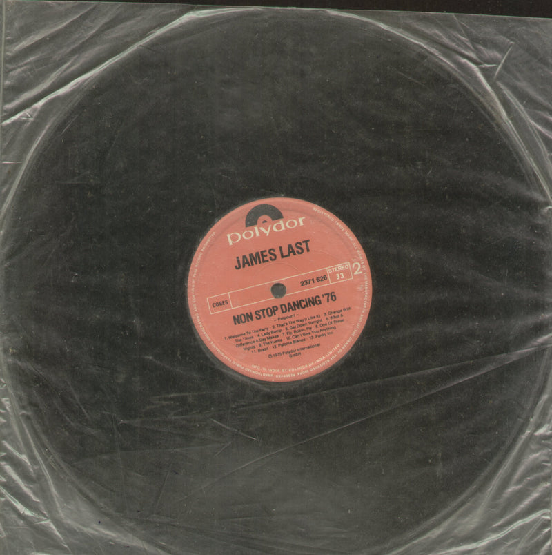 No Sleeve by James Last Non Stop Dancing' 76 — LP vinyl record cover