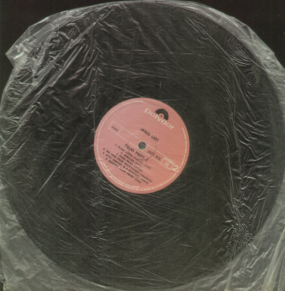 James Last Polka Party 2 - English Bollywood Vinyl LP - No Sleeve
