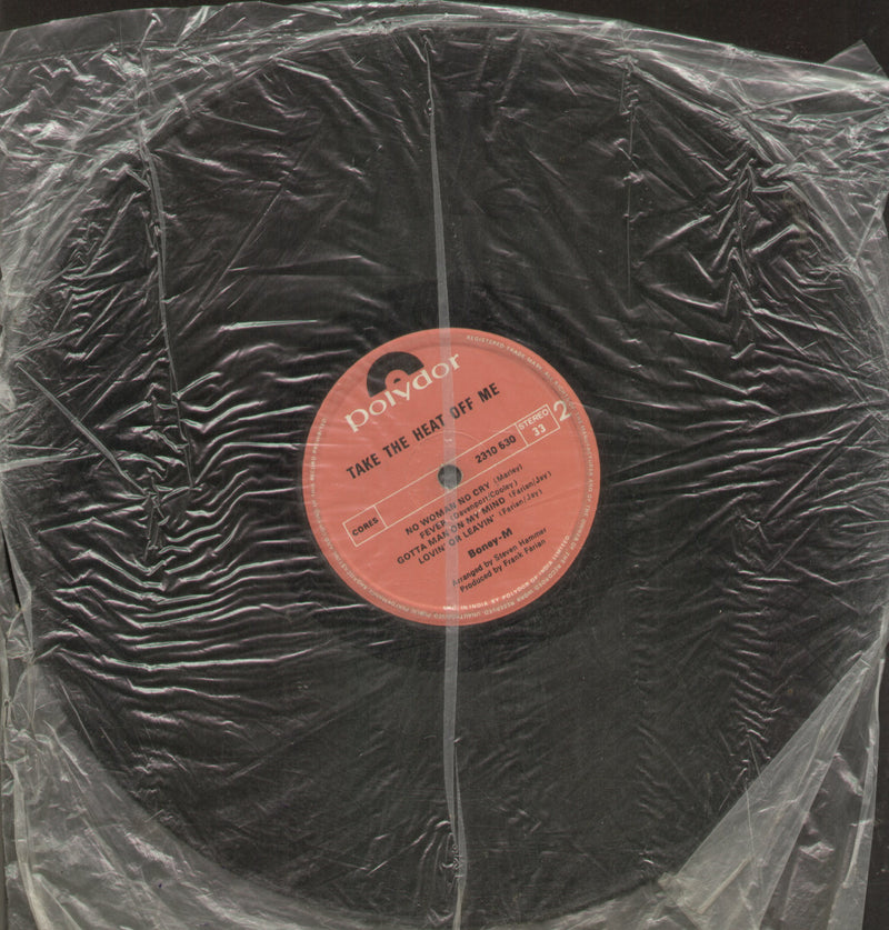 No Sleeve by Boney M. Take The Heat Off Me — LP vinyl record cover