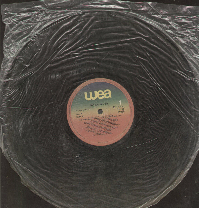 No Sleeve by Rock Fever — rock LP vinyl record cover