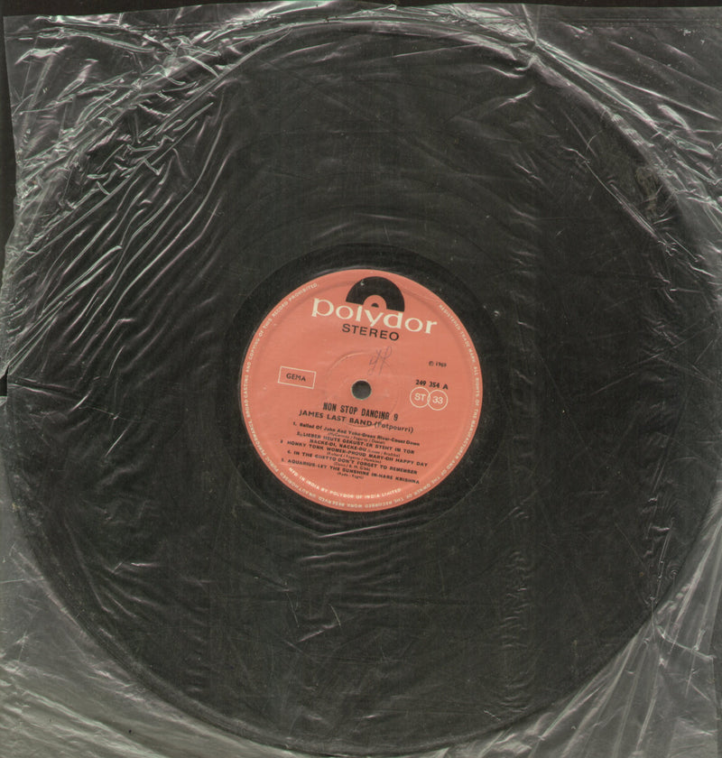 No Sleeve by Non Stop Dancing 9 James Last — LP vinyl record cover