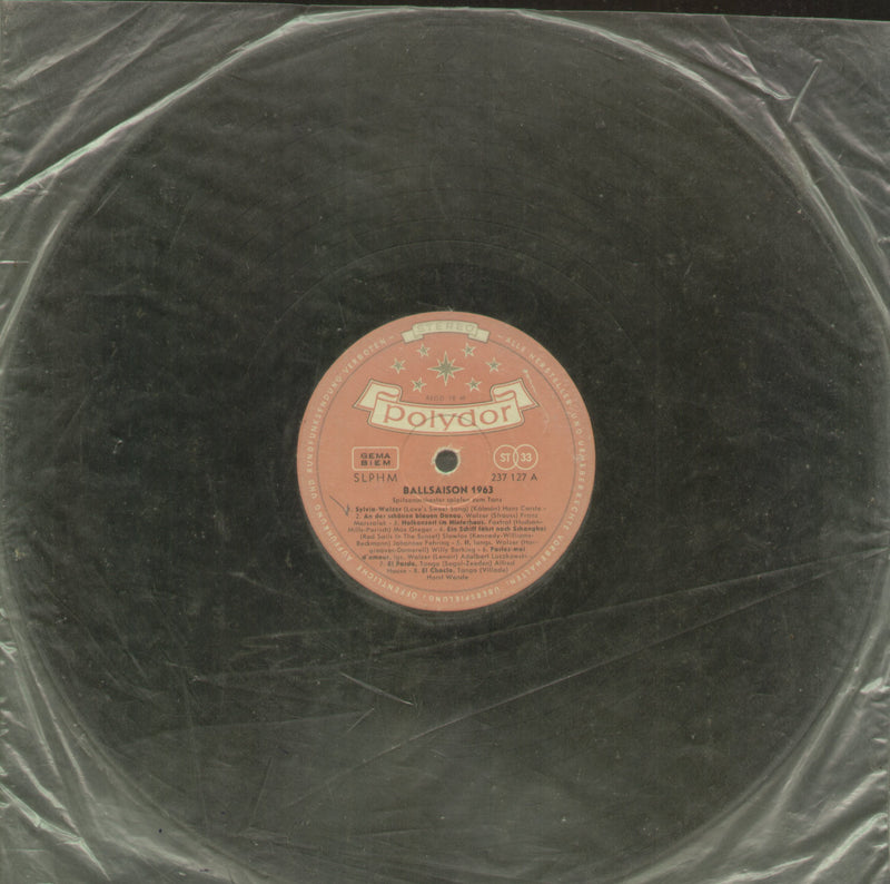No Sleeve by Ballsaison 1963 — 1963 LP vinyl record cover