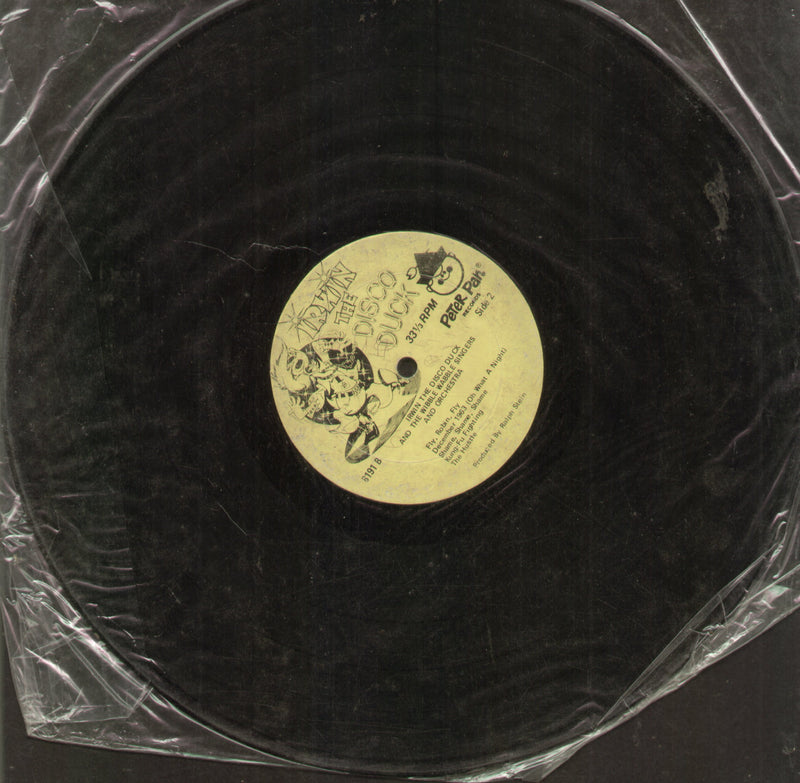 No Sleeve by Irwin The Disco Duck and The Wibble Singers and Orchestra — disco LP vinyl record cover
