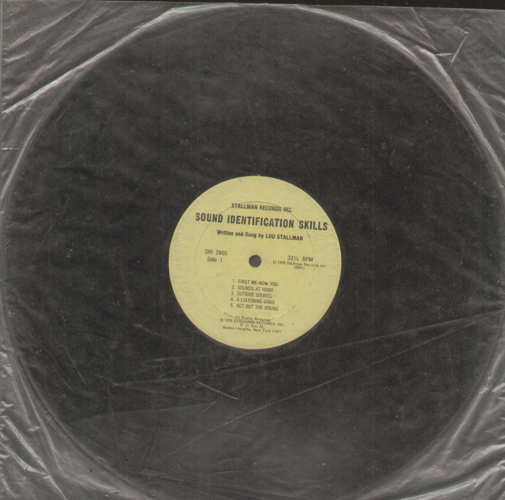 Sound Identification Skills - English Bollywood Vinyl LP - No Sleeve