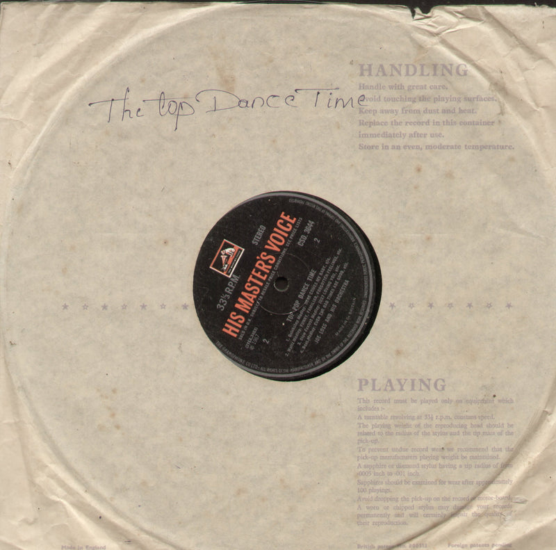 No Sleeve by The Top Dance Time — LP vinyl record cover