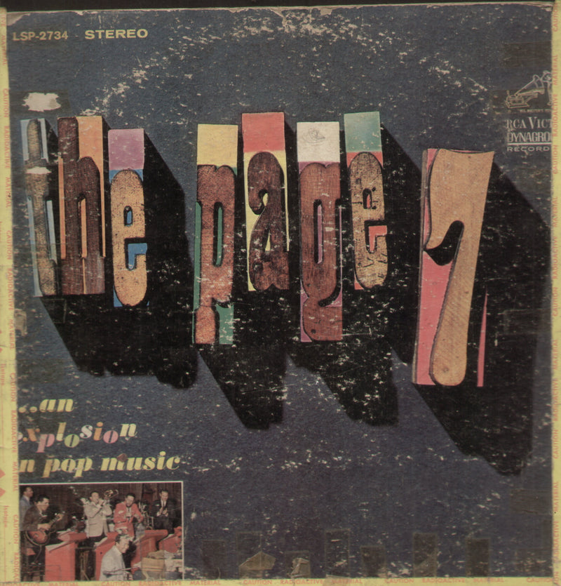 That's The Page 7 An Explosion — pop LP vinyl record cover