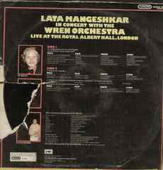 Lata Mangeshkar In Concert With The  Wren Orchestra - Compilations Bollywood Vinyl LP
