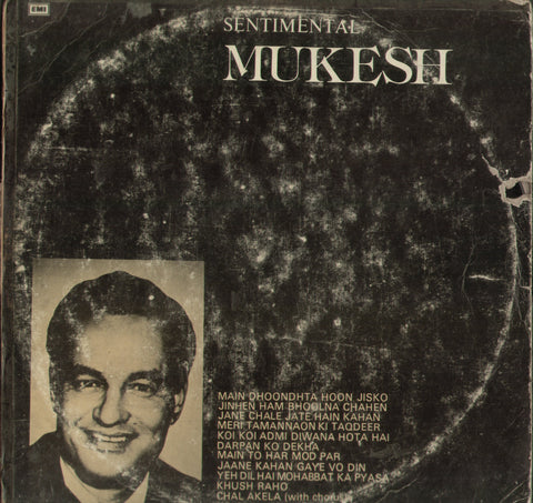 Sentimental Mukesh - Compilations Bollywood Vinyl LP