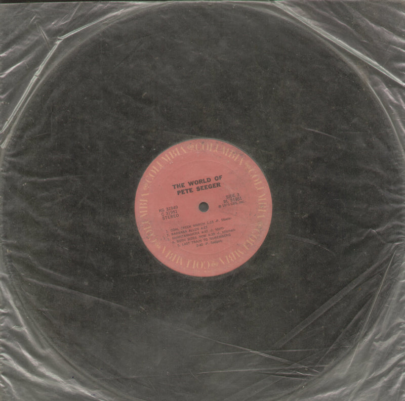No Sleeve by The World of Pete Seeger — LP vinyl record cover