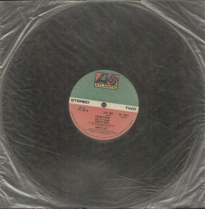 No Sleeve by Cerrone Love In C Minor — LP vinyl record cover