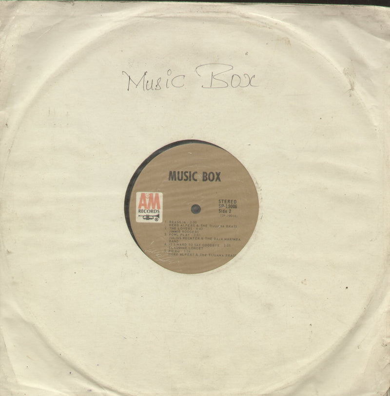 No Sleeve by Box — LP vinyl record cover