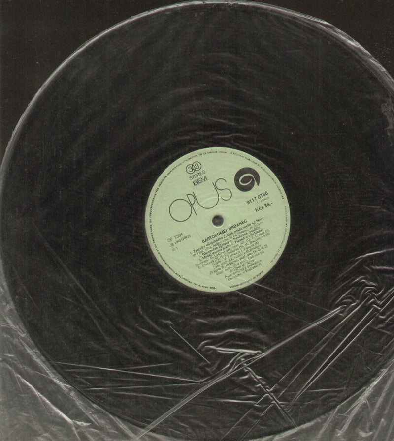 No Sleeve by Bartolomei Urbanec — LP vinyl record cover