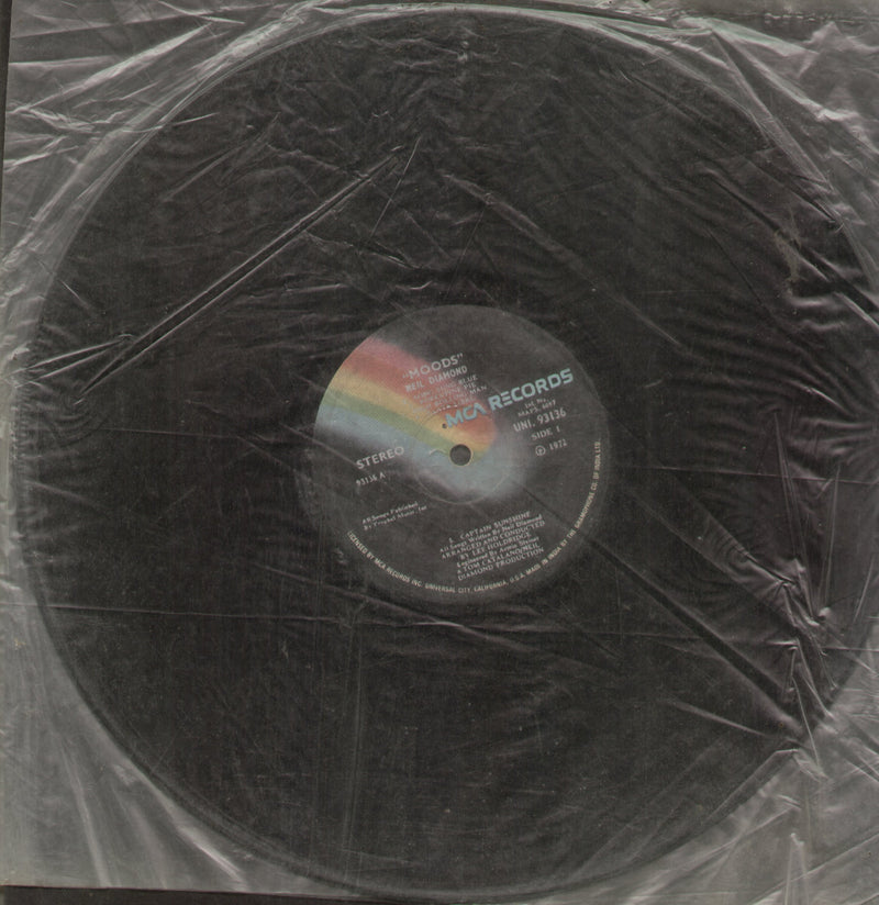 No Sleeve by Moods Neil Diamond — LP vinyl record cover