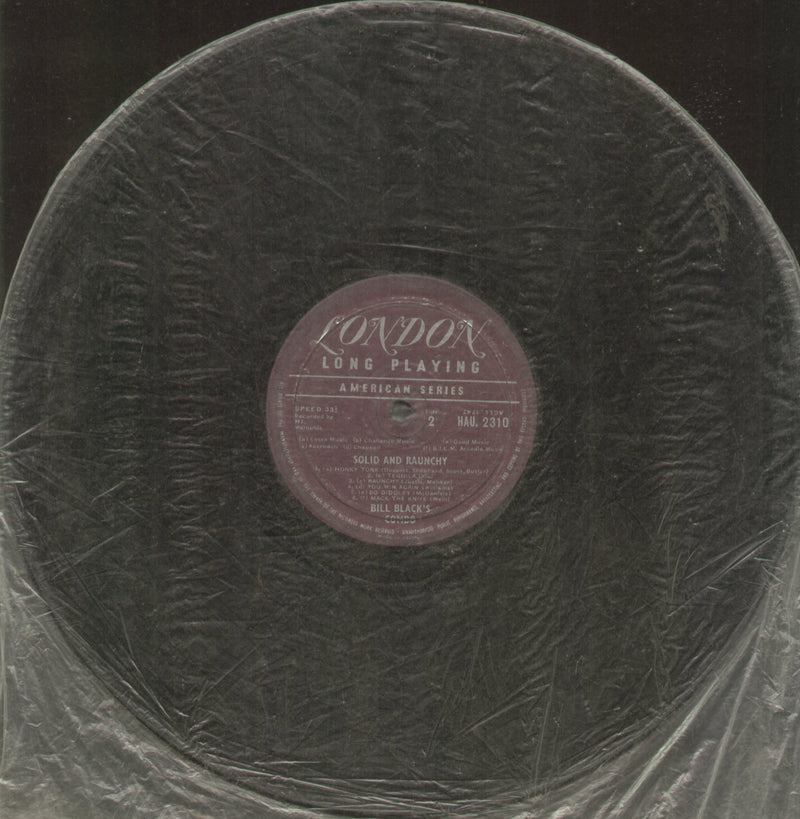 No Sleeve by Solid and Raunchy Bill Black's Combo — LP vinyl record cover