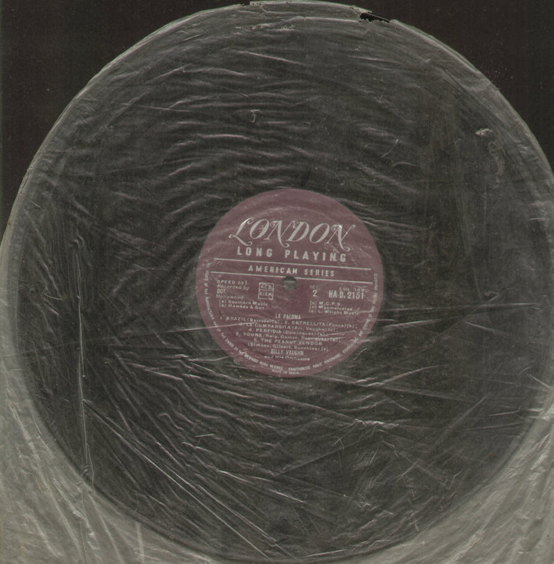 No Sleeve by La Paloma Billy Vaughn — LP vinyl record cover
