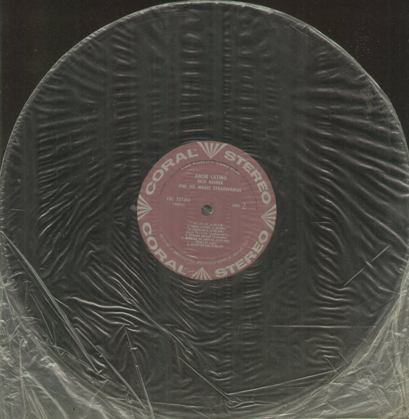 No Sleeve by Amor Latino Dick Kesner and His Magic Stradivarius — LP vinyl record cover