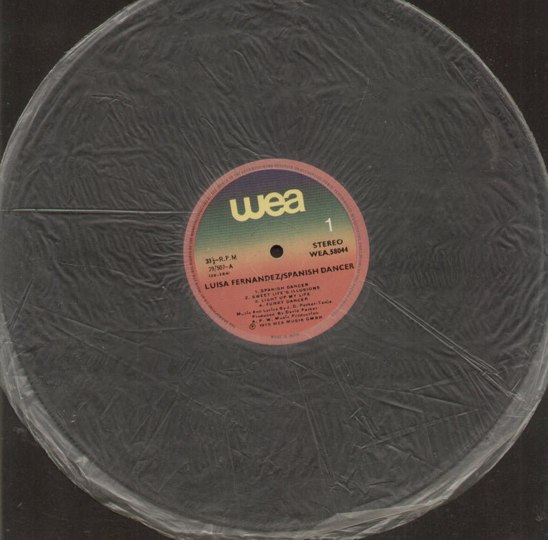 No Sleeve by Luisa Fernandez/ Spanish Dancer — LP vinyl record cover